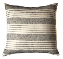 Chiang Mai Black and Cream Woven Pillow Cover