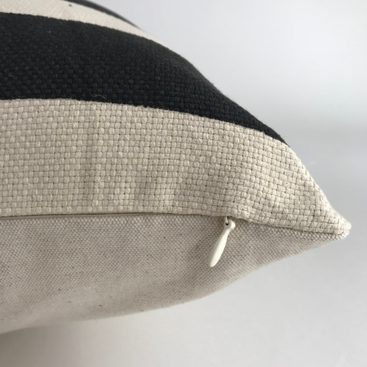 Vega Noir Stripe Pillow Cover