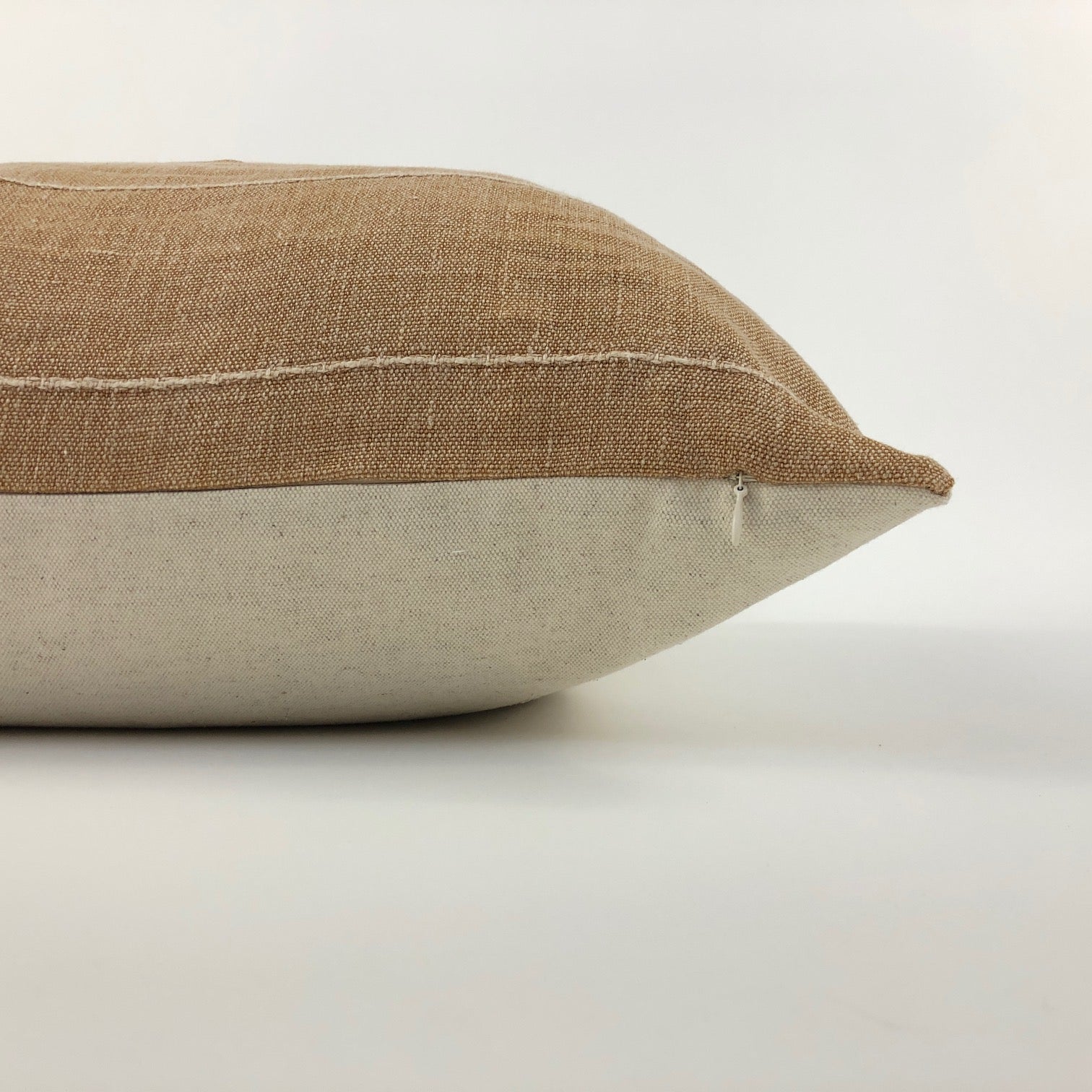 Vintage Rust Designer Pillow Cover | Linen Pillow