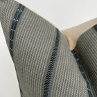 close-up of the blue florence pillow