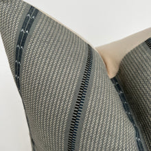 close-up of the blue florence pillow