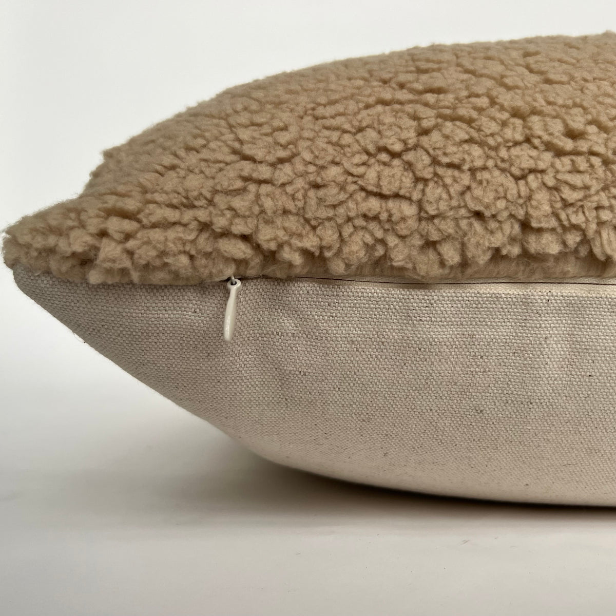 Faux Fur Sherpa Tan Pillow Cover