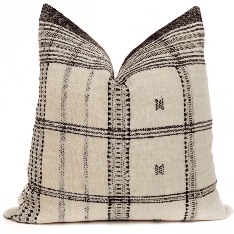 Indian Wool cream and brown