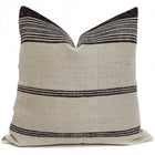 Indian Wool brown and cream stripe