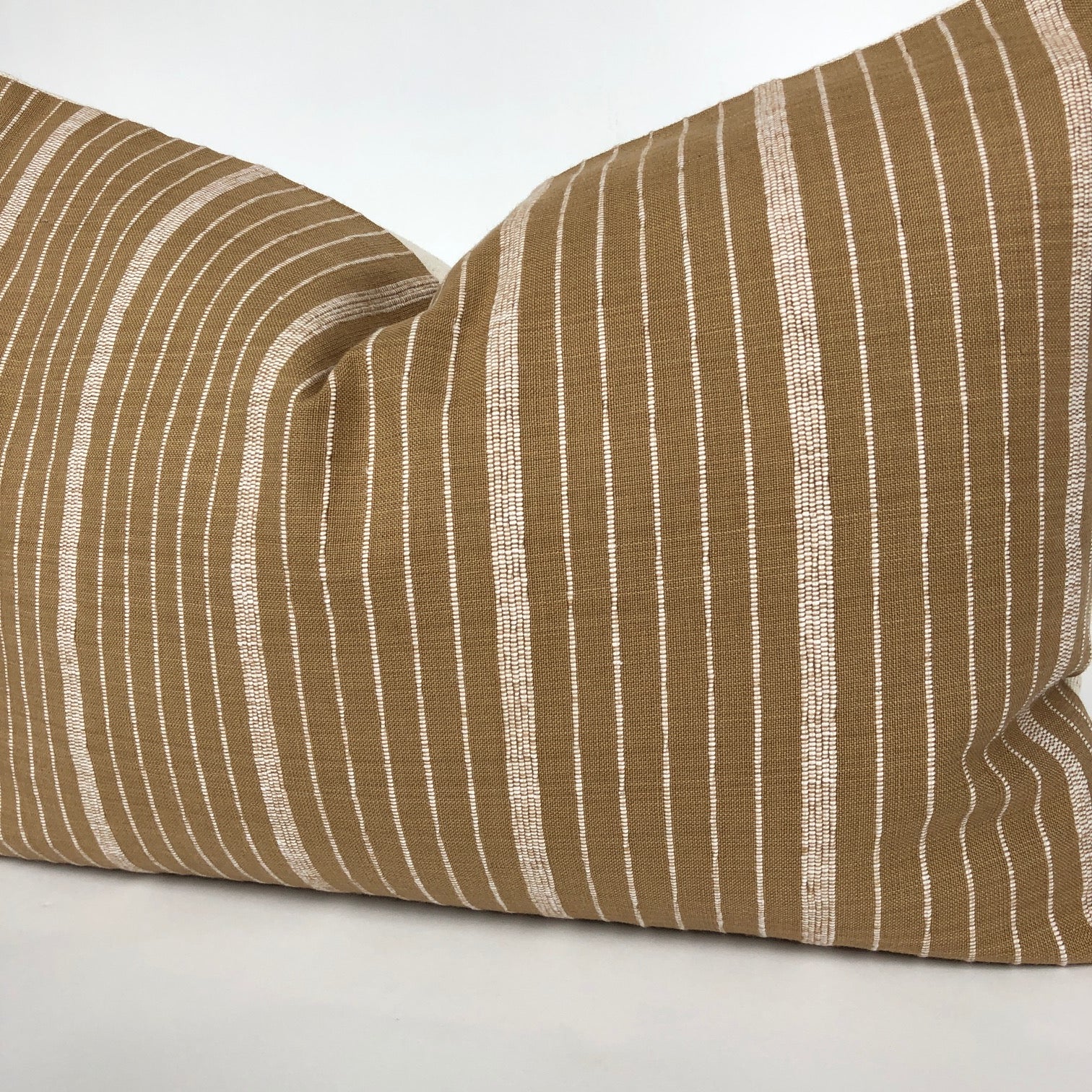 Cusco Stripe Pillow Cover | Designer Pillow in Sand
