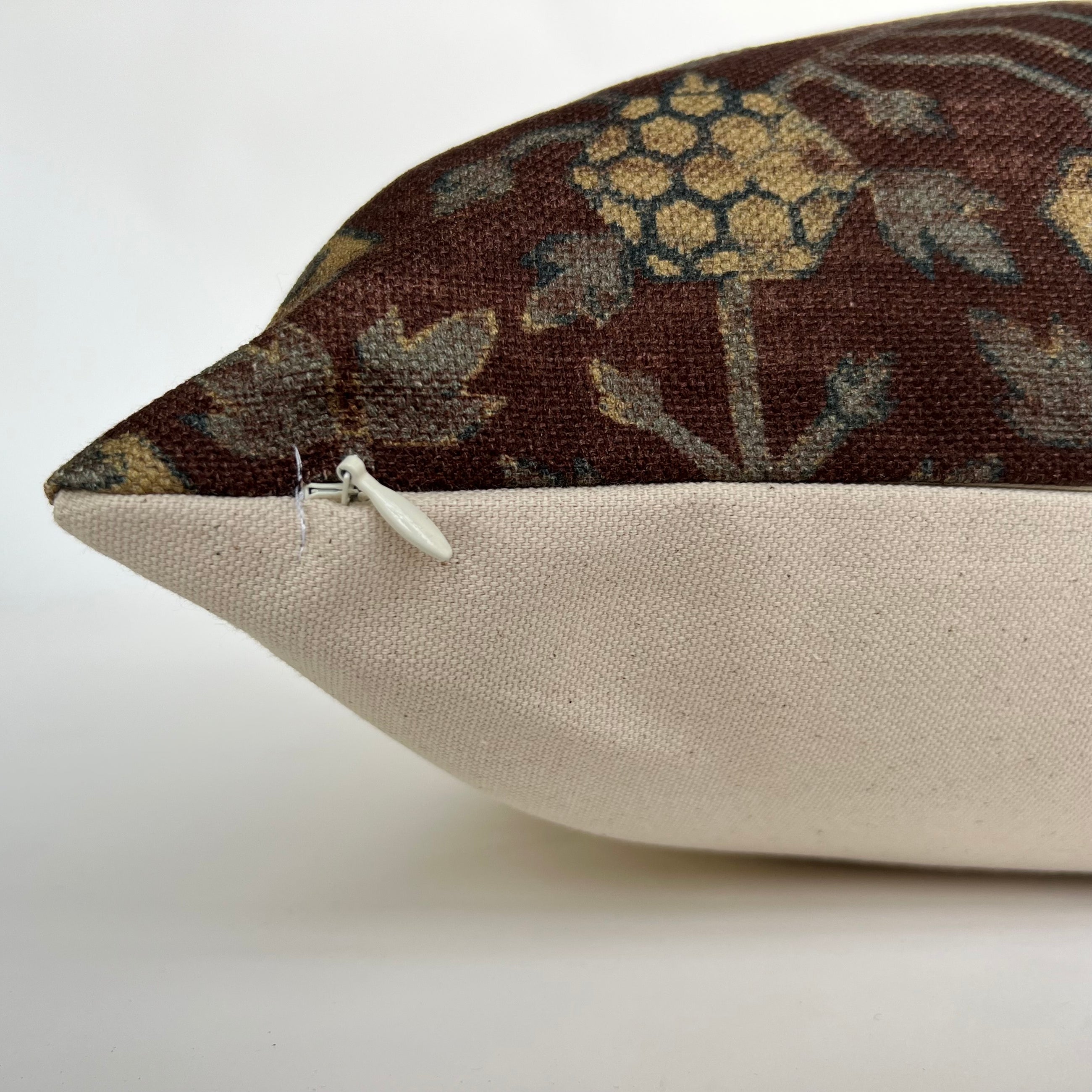 Trento Maroon Designer Pillow Cover