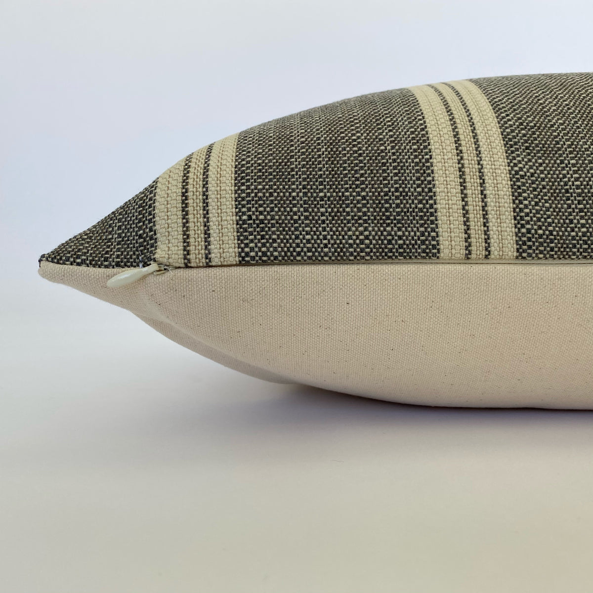 Paddington Stripe Designer Pillow | Pumice