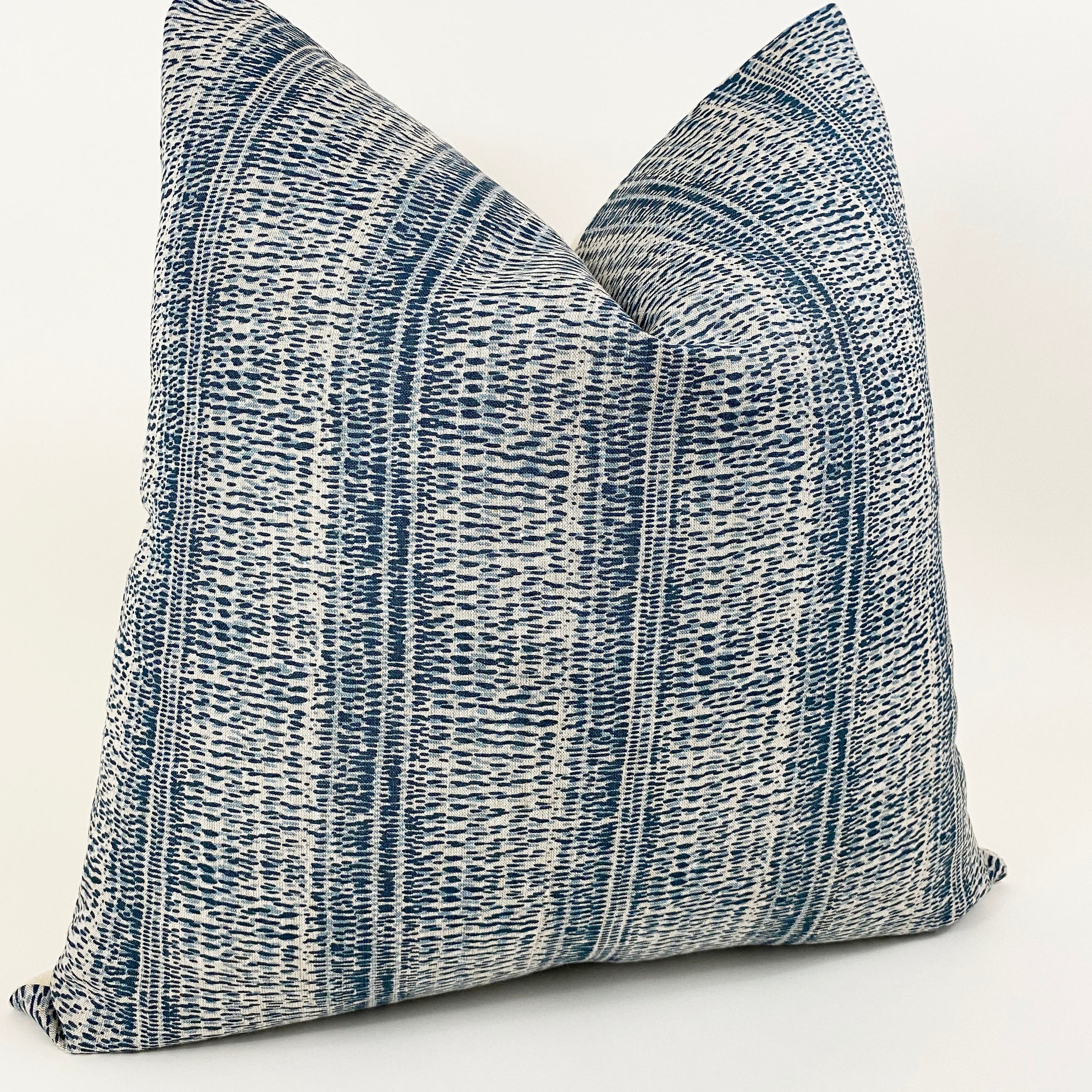 Kantha Designer Pillow Cover | Blue | PREORDER