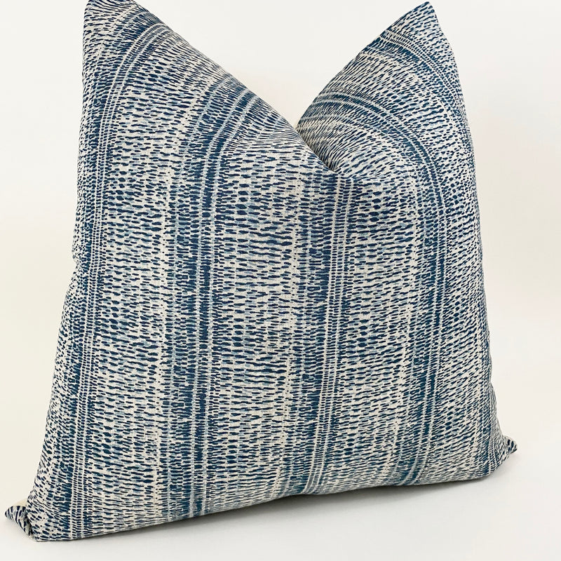 Kantha Designer Pillow Cover | Blue | PREORDER