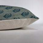 Rajmata | Blue/Blue | Designer Pillow Cover