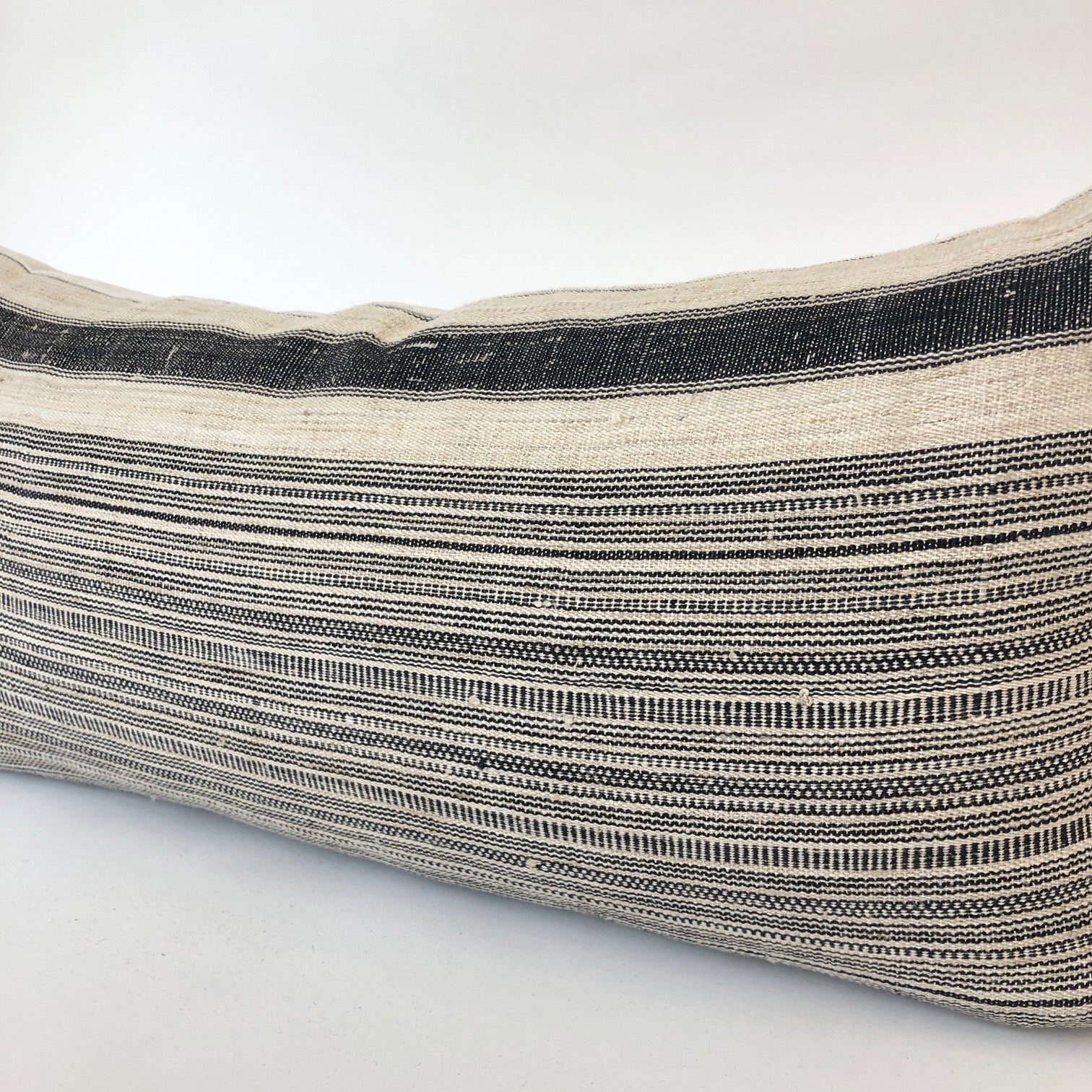 Vintage Hmong Stripe Pillow Cover