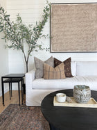 Trento Maroon Designer Pillow Cover