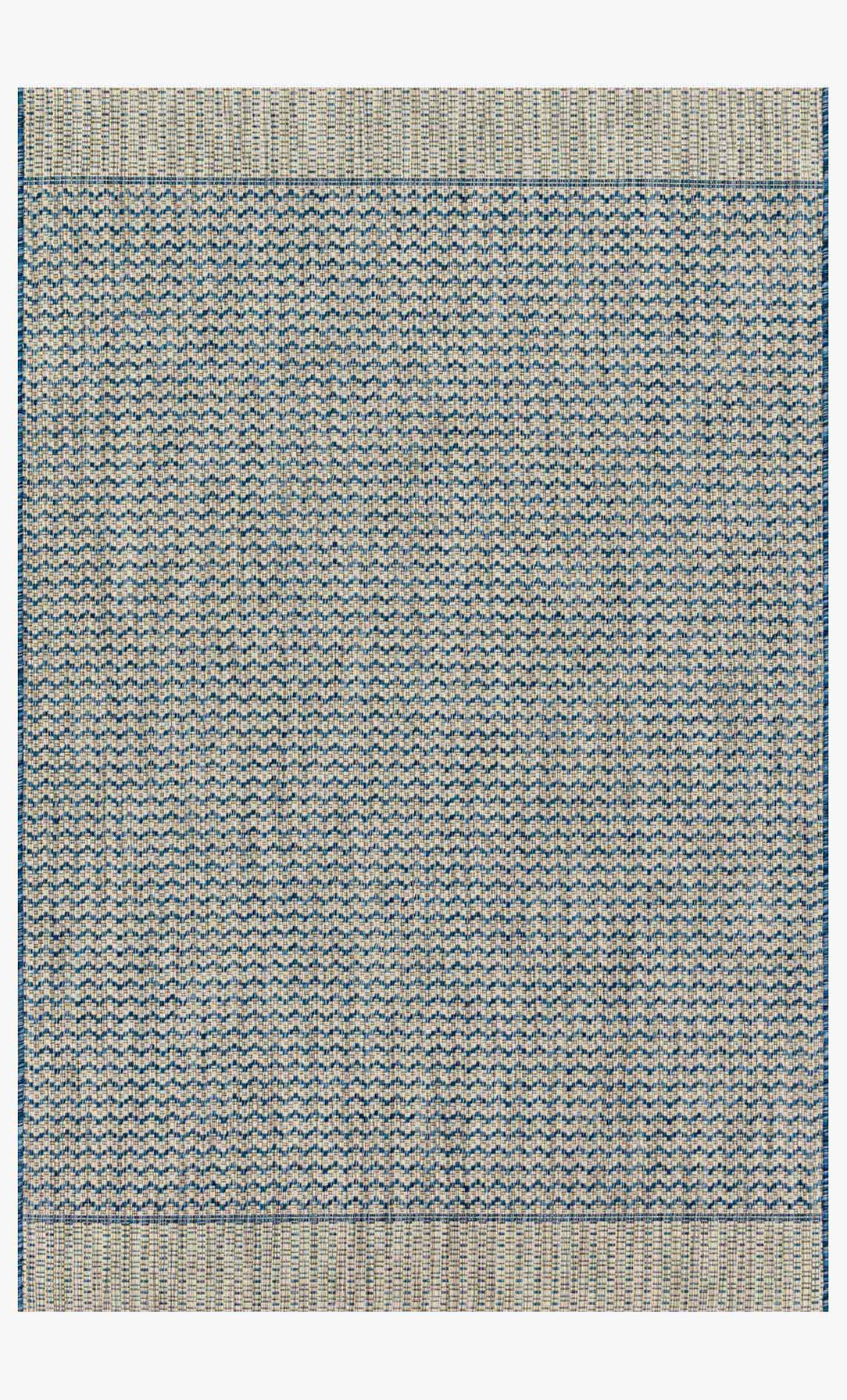 Isabella Tan/Blue Outdoor Rug