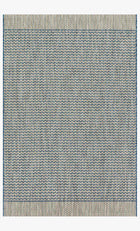 Isabella Tan/Blue Outdoor Rug
