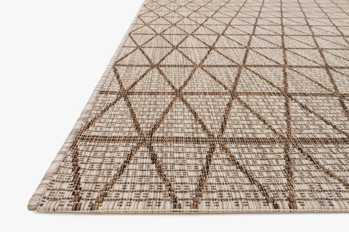 Isabella Geo Brown Outdoor Rug