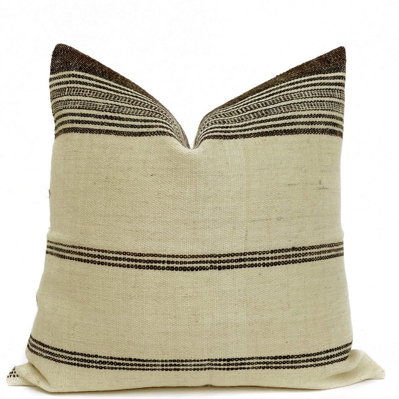 Indian Wool Cream Pillow Cover