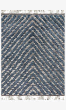 Eliza Navy / Brown Rug