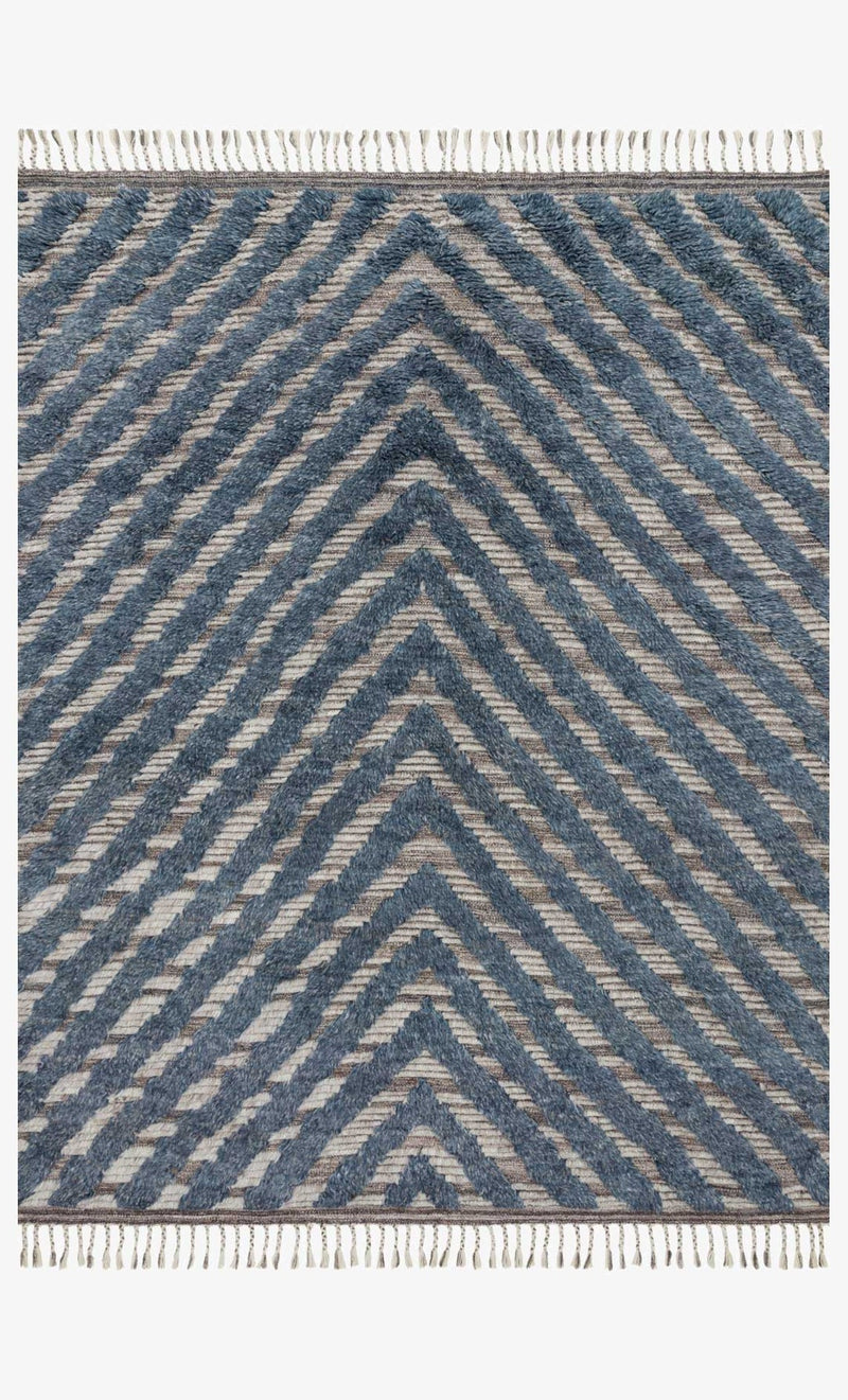 Eliza Navy / Brown Rug