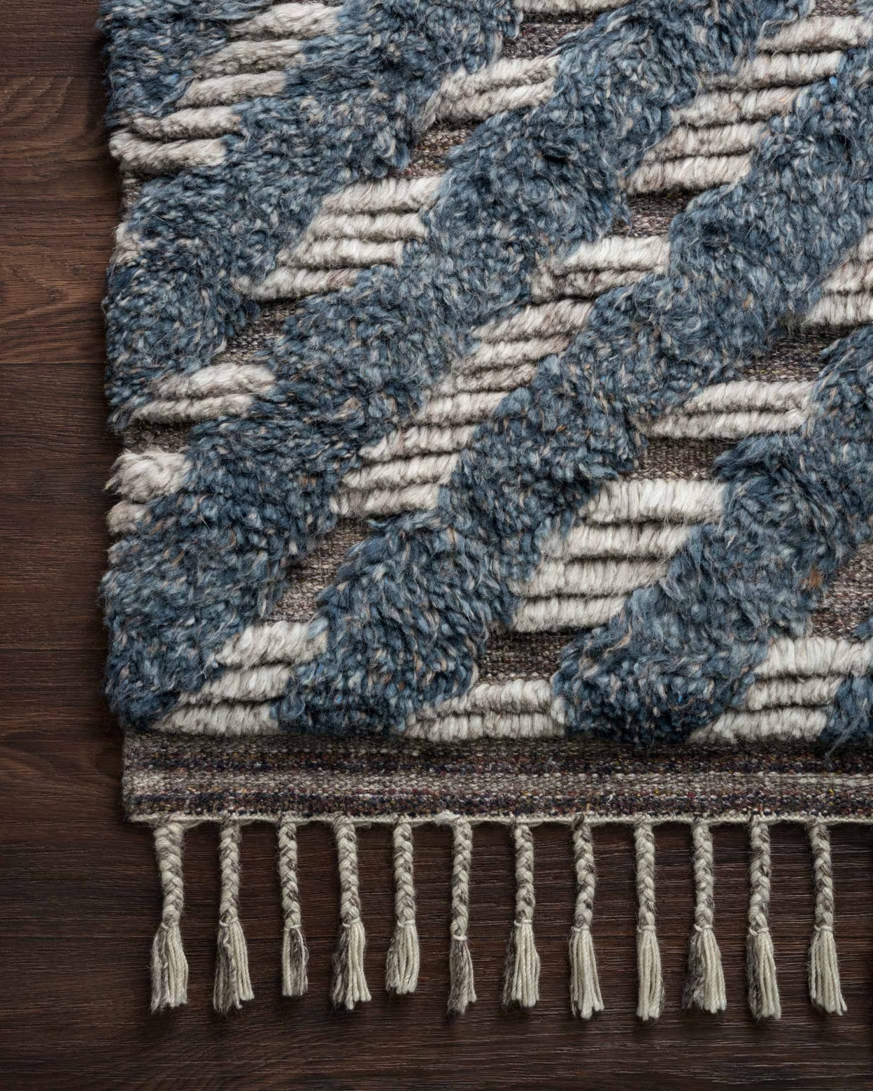 Eliza Navy / Brown Rug