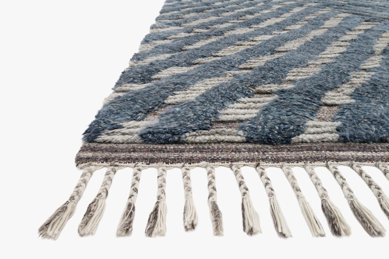 Eliza Navy / Brown Rug