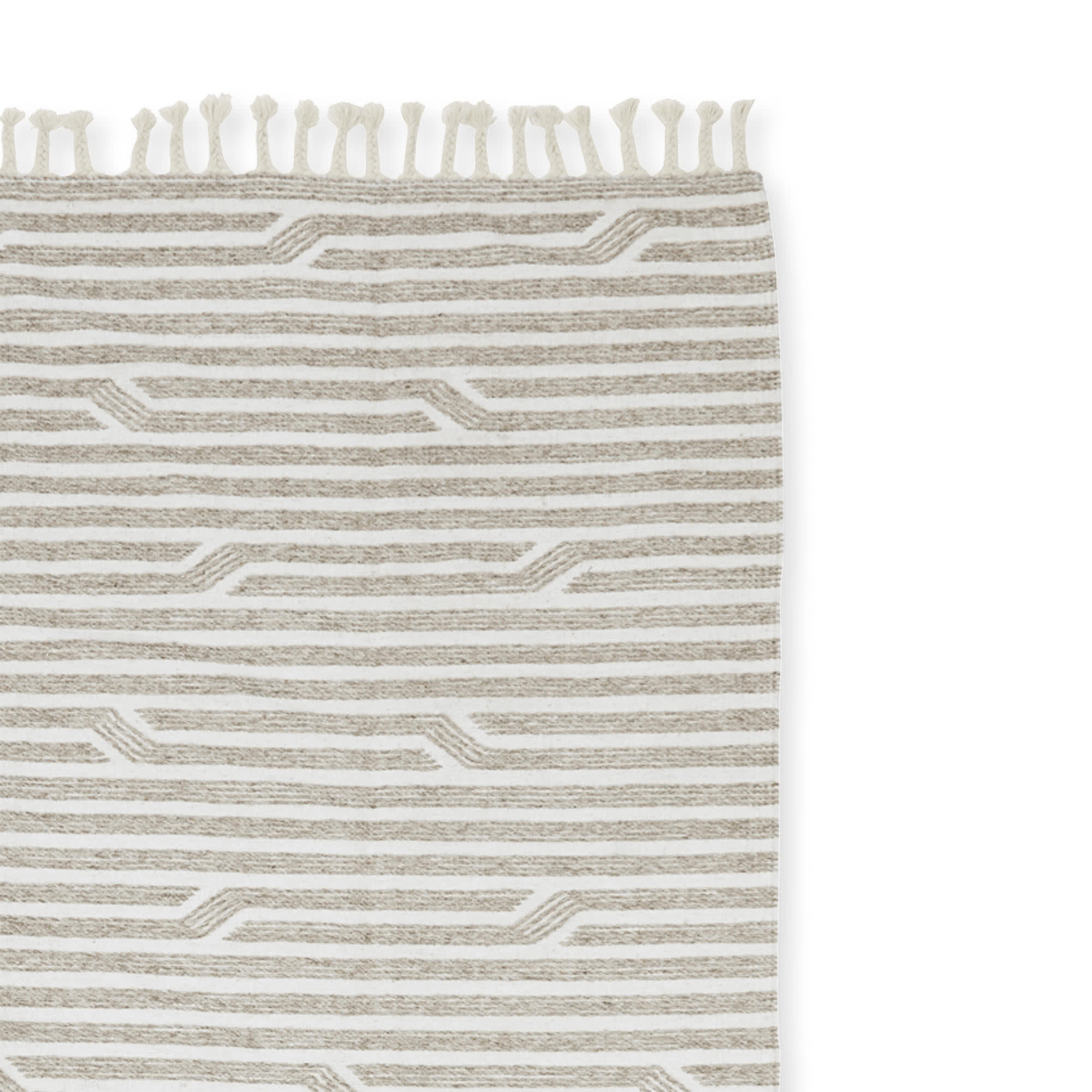 Kolkata Rug | Grey + Cream