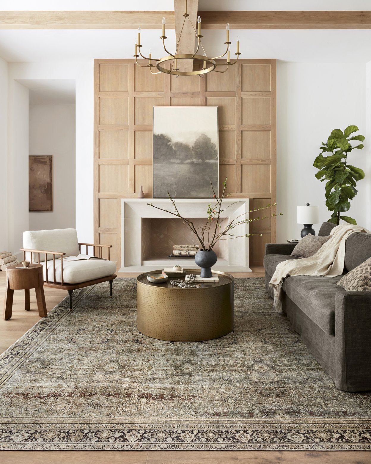 Ella Brown / Charcoal Rug