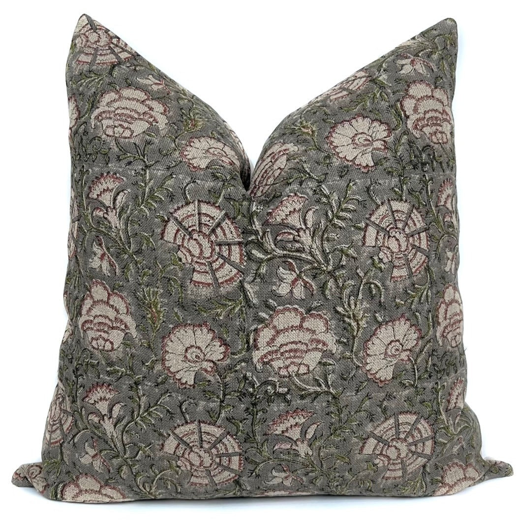 Nyla Floral Pillow Cover by One Affirmation