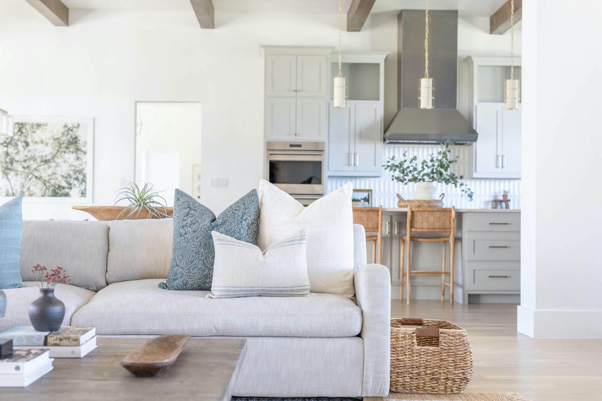 Cream Mudcloth Pillow Cover |  Designer Pillow