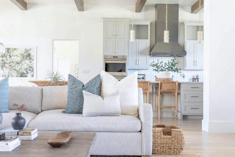 Cream Mudcloth Pillow Cover |  Designer Pillow