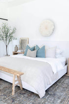 Dylan Pillow Cover | Blue