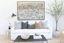 White couch with the Kristina Pillow Set 