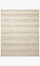Athena brown and cream area rug, full view