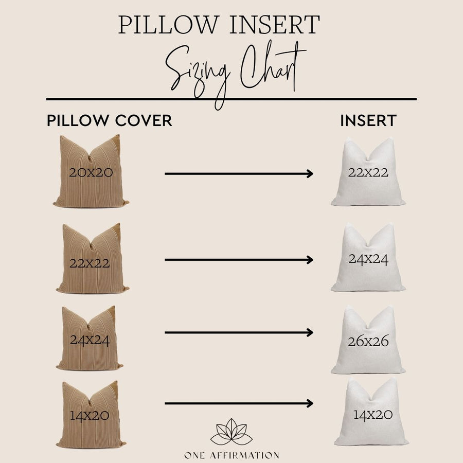 Pillow Inserts - Alternative Down – ONE AFFIRMATION