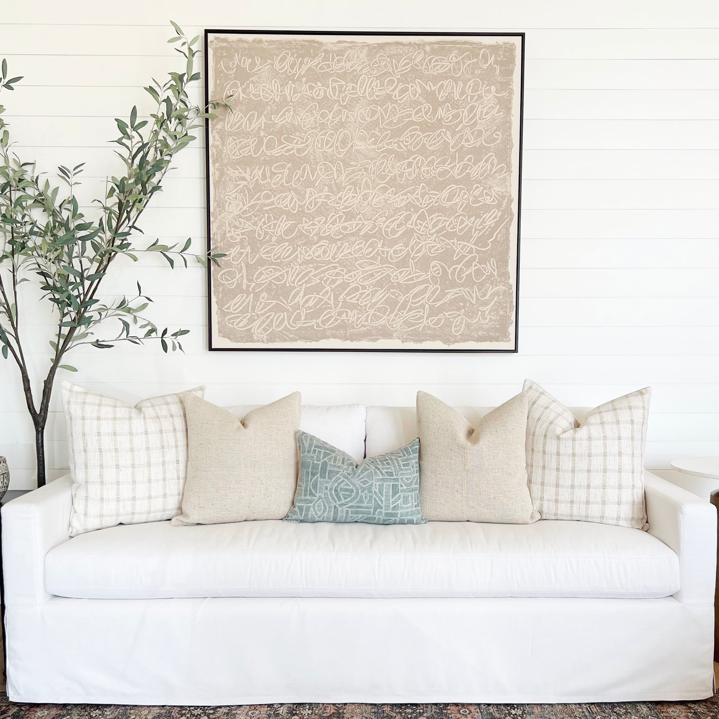 Set of pillows for sofa shop