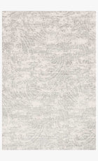 Elena light grey area rug, full view