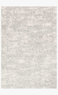 Elena light grey area rug, full view