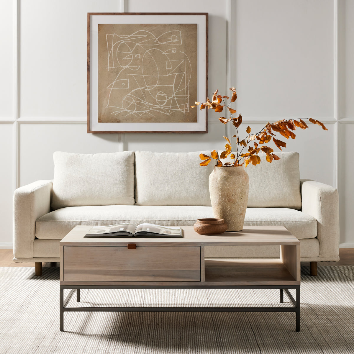 Damitri Sofa - Bonnell Ivory