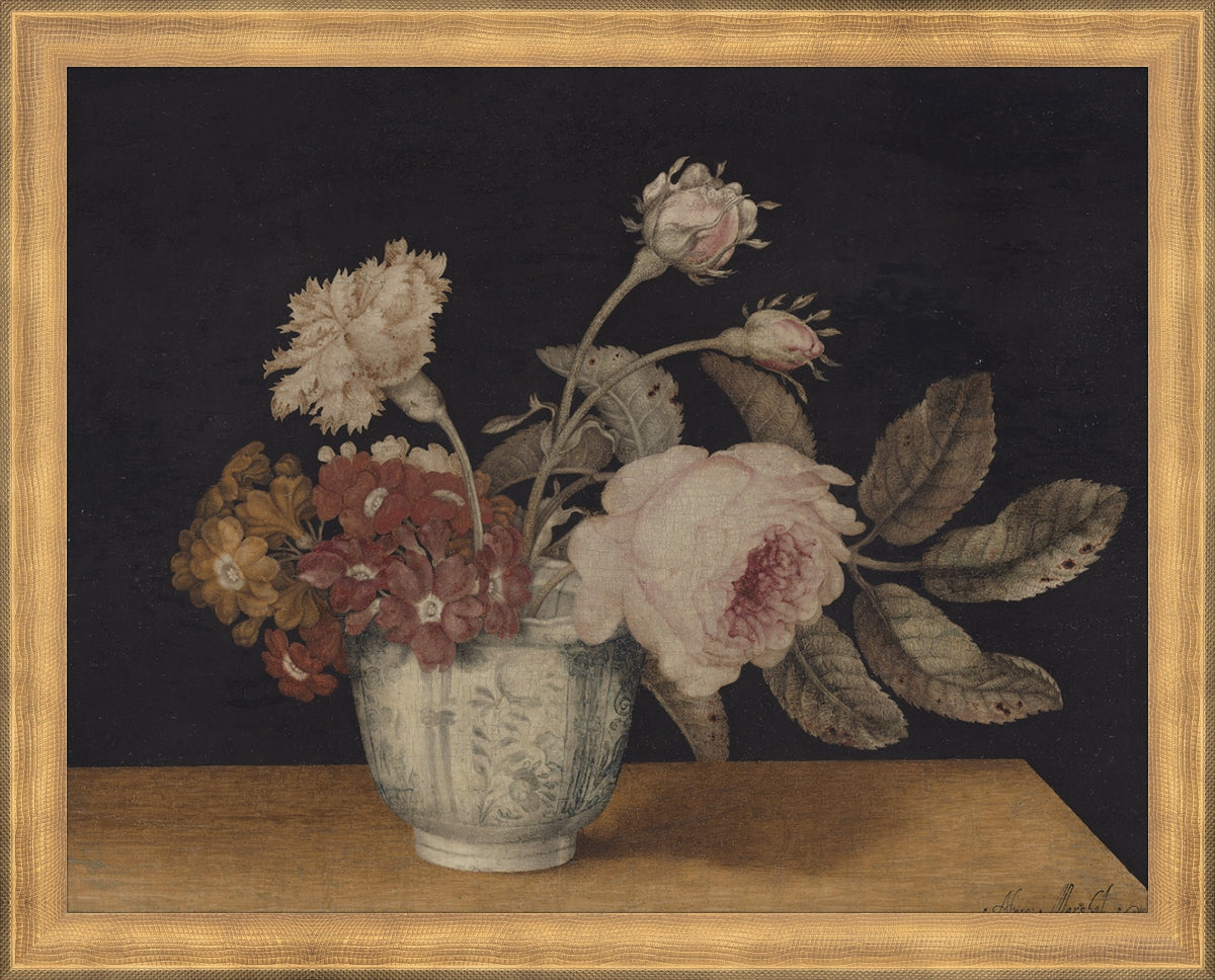 Vintage Vase of Flowers