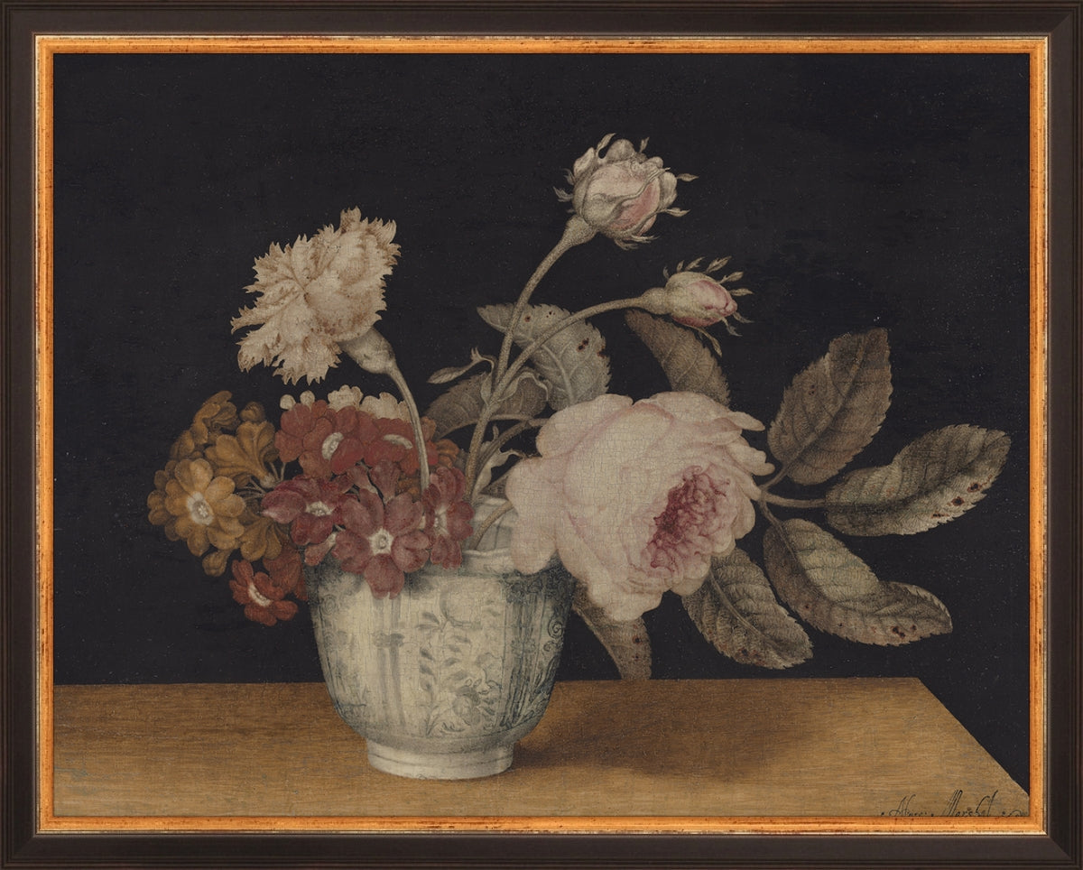 Vintage Vase of Flowers