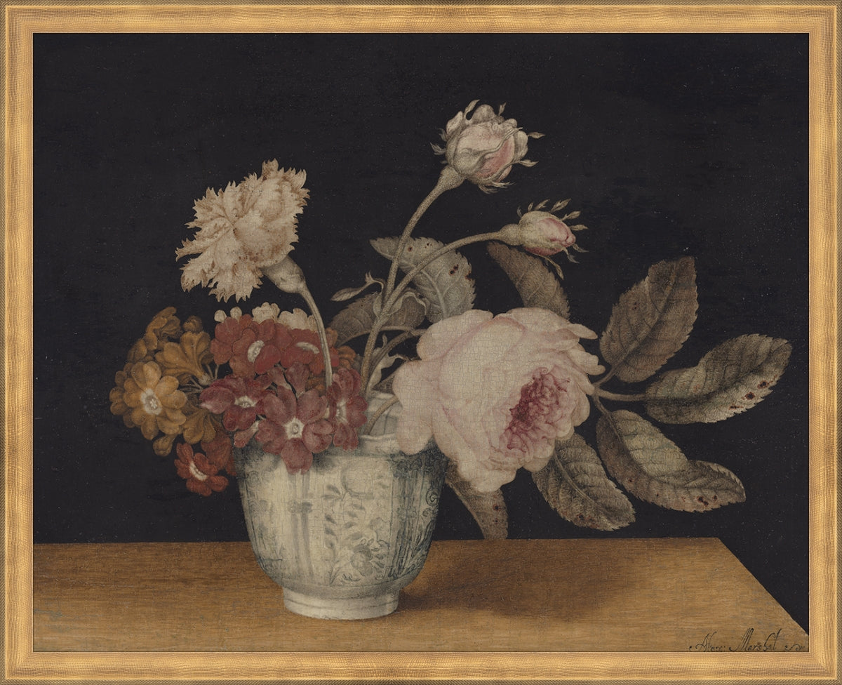 Vintage Vase of Flowers