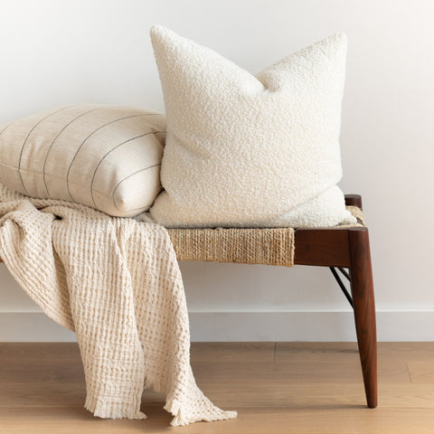Cameron Boucle Pillow Cover ONE AFFIRMATION