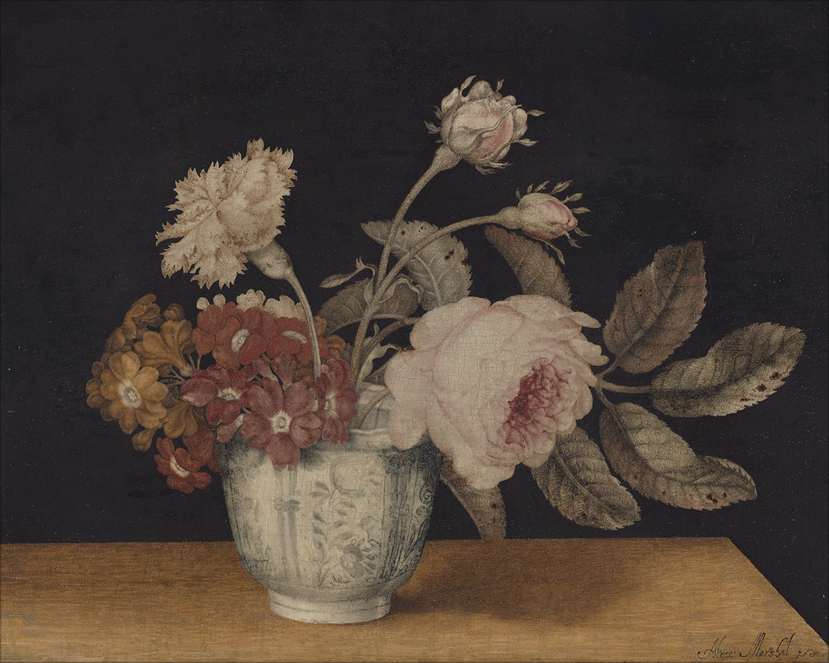 Vintage Vase of Flowers