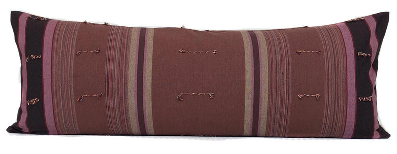 Chiang Mai Lumbar Pillow Cover | Mauve