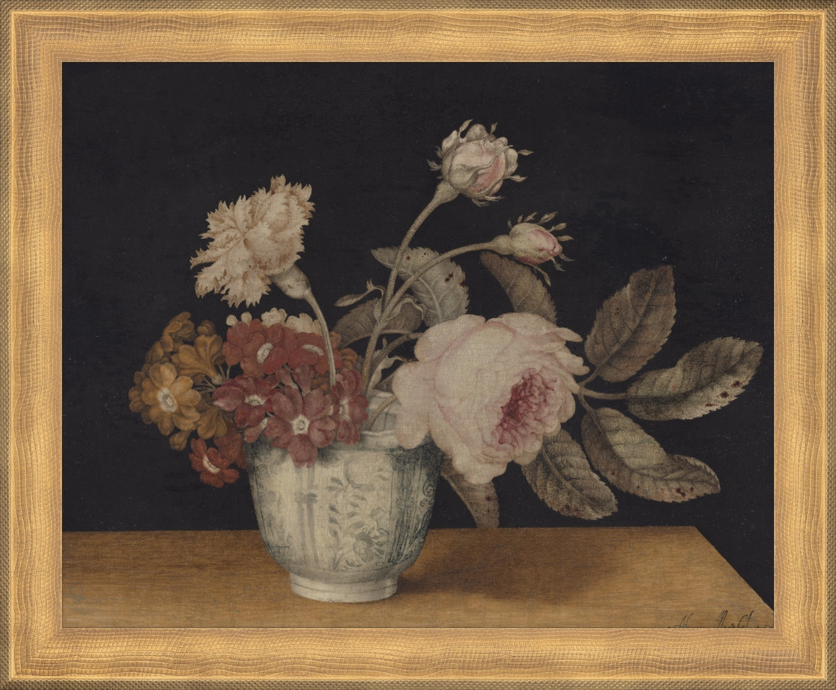 Vintage Vase of Flowers