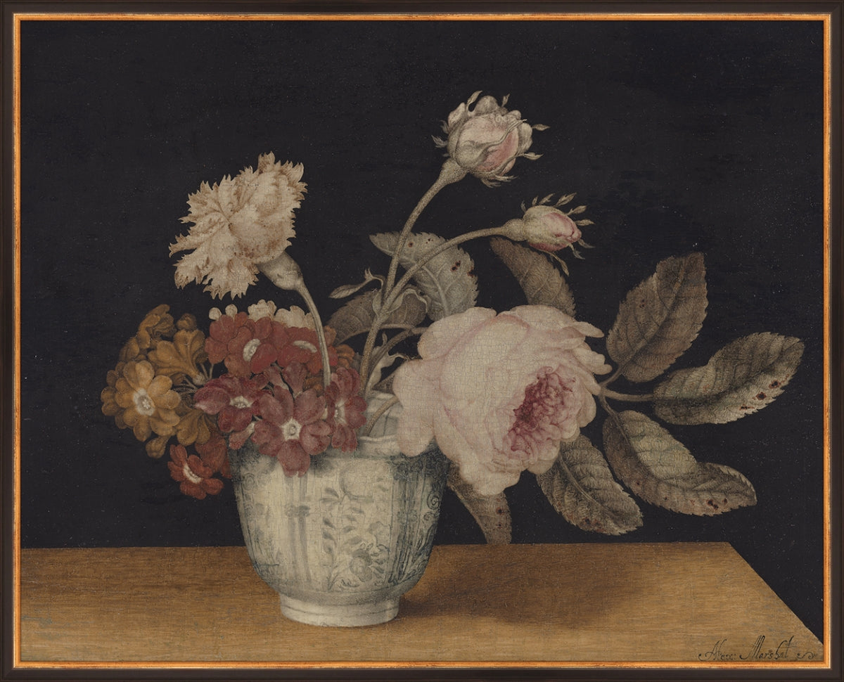 Vintage Vase of Flowers