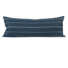 Blue and Cream Stripe Farmhouse Pillow Cover