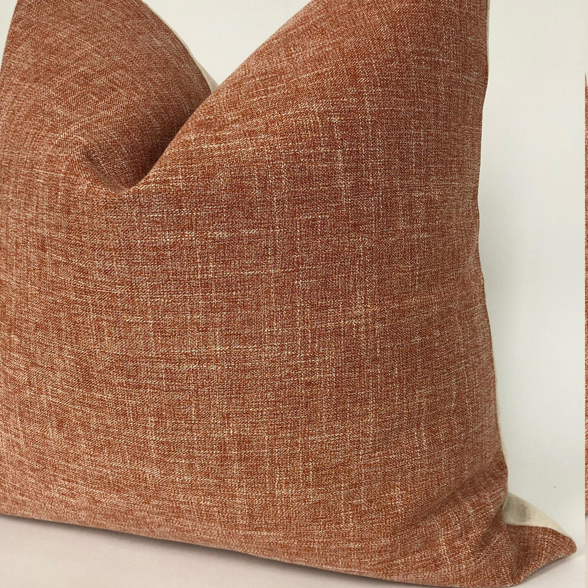 Rust Orange Designer Pillow Cover