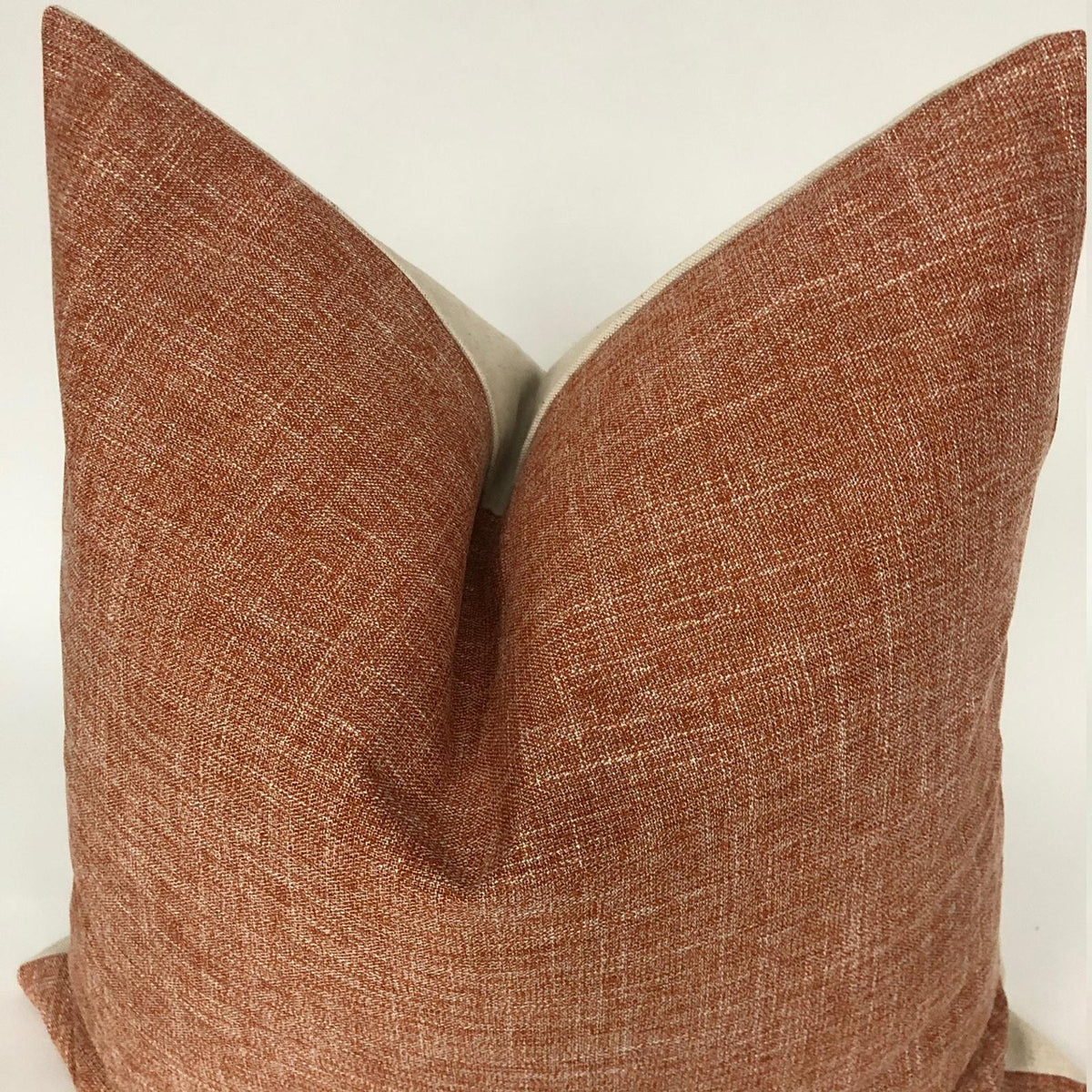 Rust Orange Designer Pillow Cover