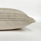 Dash Designer Pillow Cover | Sand Belgian Linen Lumbar