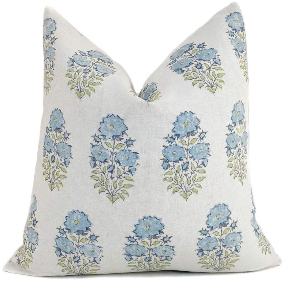 Mughal Flower Designer Pillow Cover | Monsoon